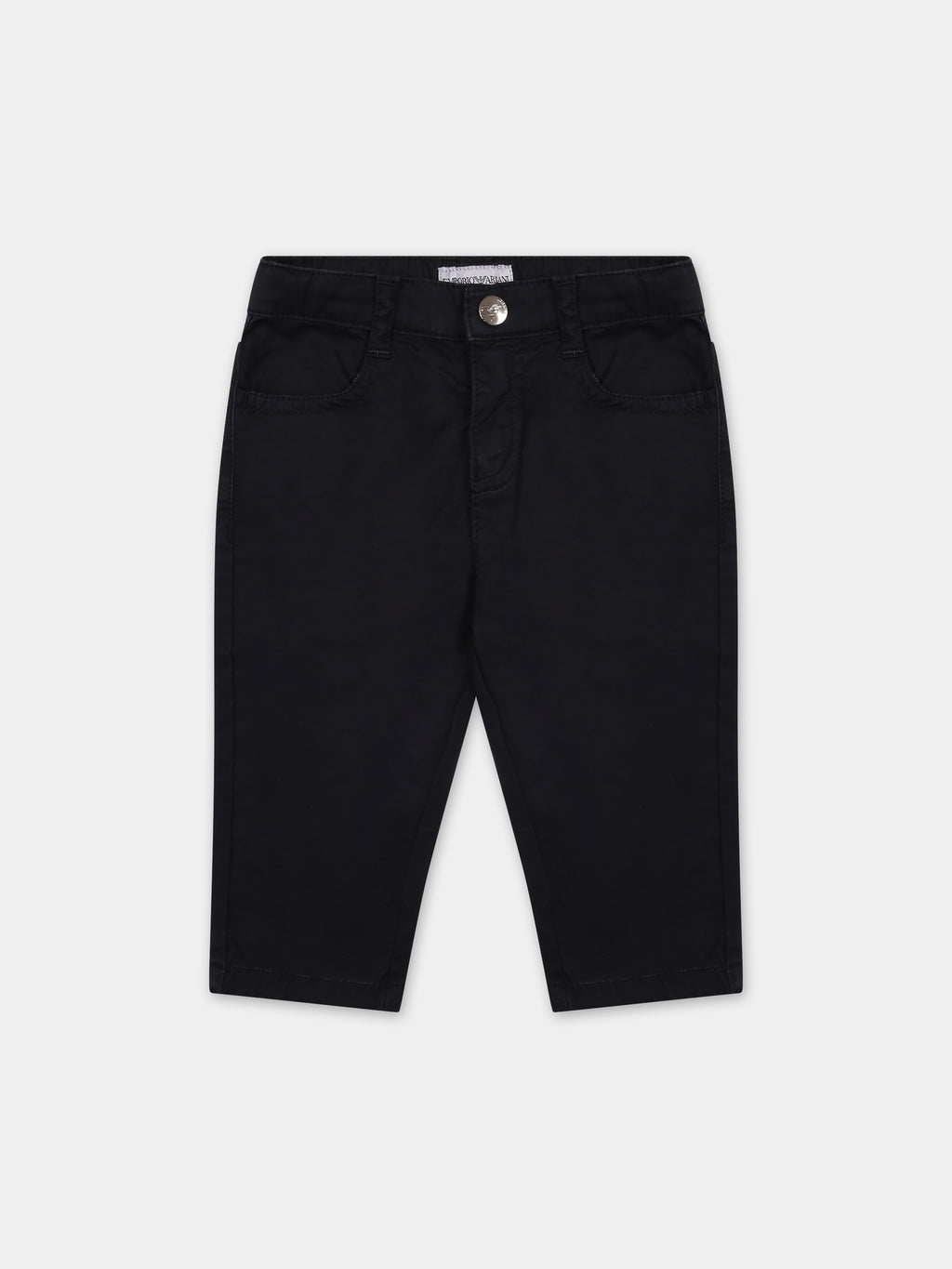 Pantalon bleu pour bébé garçon avec logo